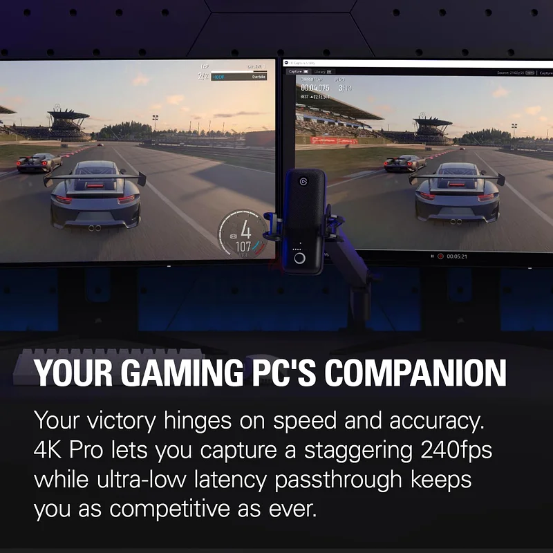 Elgato 4K Pro Internal Capture Card: 8K60 Passthrough/4K60 HDR10 with Ultra Low Latency on PS5, Xbox63175731147011113