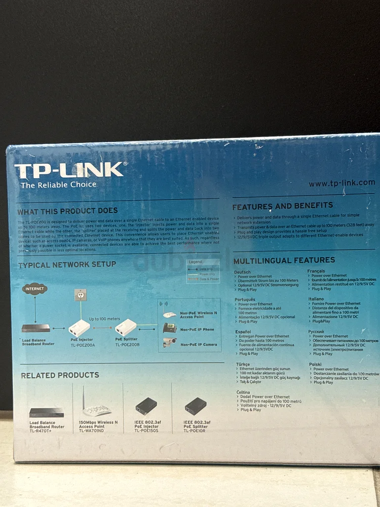 TP-Link مجموعة محولات POE - حل طاقة موثوق عبر الإيثرنت63222342813057111