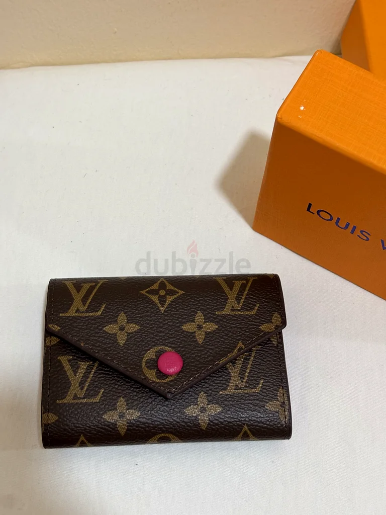 LV Monogram louis vuitton Women’s Envelope Wallet – hot pink Interior️63237610170625112