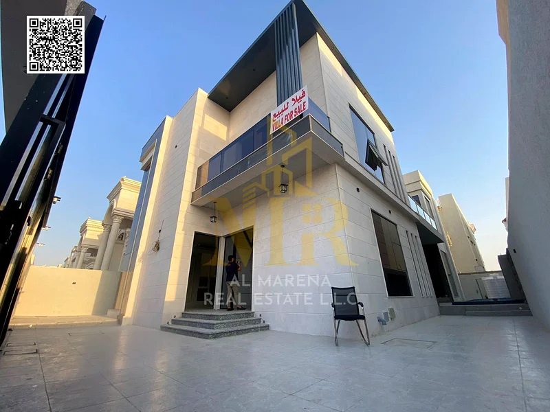 Own a villa in Al Alia, Ajman. Exclusively for sale: A luxurious, modern villa with 5 master bedrooms and a swimming pool.63873580516611110