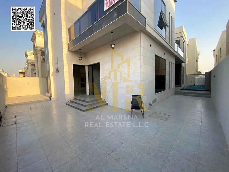 Own a villa in Al Alia, Ajman. Exclusively for sale: A luxurious, modern villa with 5 master bedrooms and a swimming pool.63873580516611111