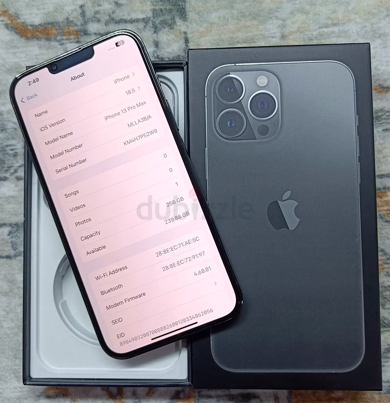 آيفون 13 برو ماكس بسعة تخزين 256 جيجابايت63181314161153112