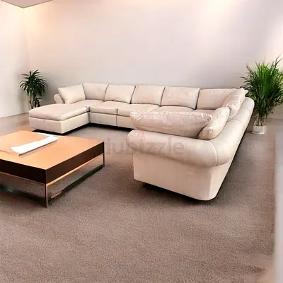 pottery barn modular sofa feather filled