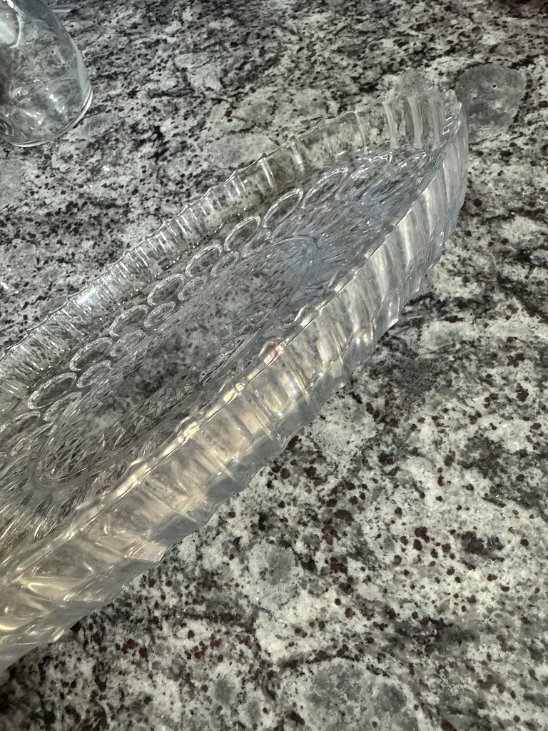 Glass oval plate63219829733250111