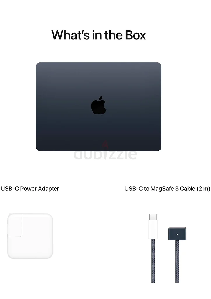 كمبيوتر محمول Apple MacBook Air مع شريحة M2: شاشة Liquid Retina بحجم 13.6 بوصة، وذاكرة وصول عشوائي بسعة 16 جيجابايت، وسعة تخزين 256 جيجابايت من نوع SSD،63165239013122112