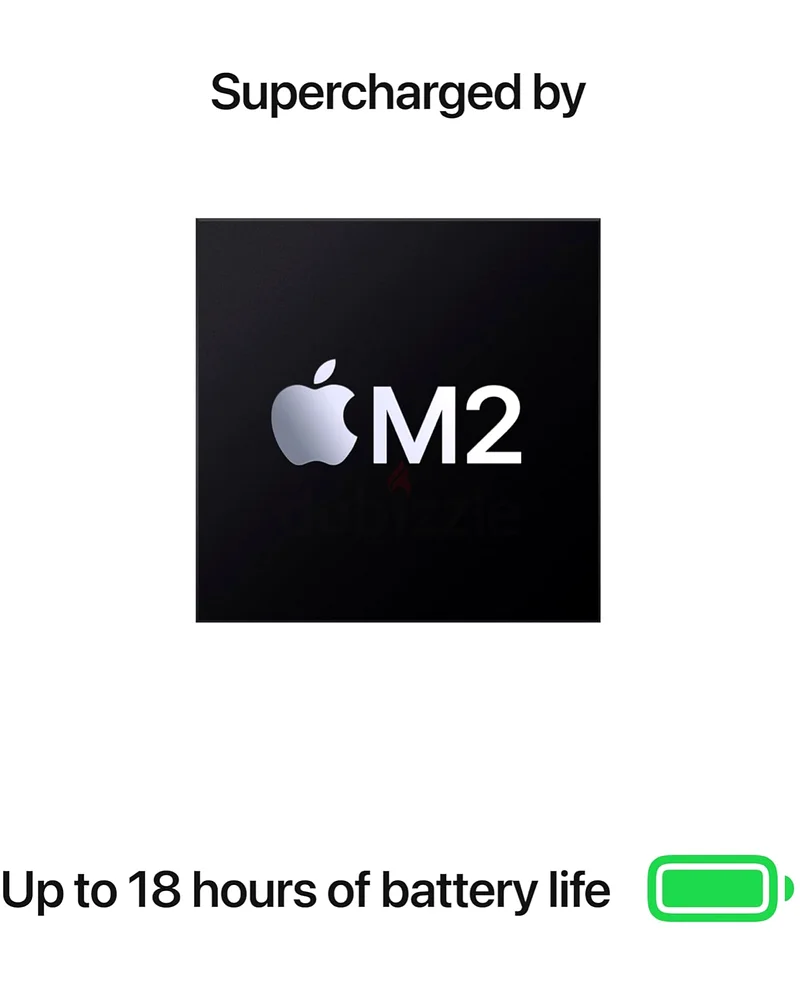 كمبيوتر محمول Apple MacBook Air مع شريحة M2: شاشة Liquid Retina بحجم 13.6 بوصة، وذاكرة وصول عشوائي بسعة 16 جيجابايت، وسعة تخزين 256 جيجابايت من نوع SSD،63165239013122113