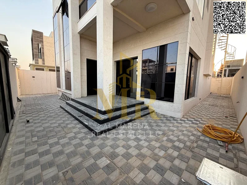 🏡 Luxury villa for sale in Al Bahia, Ajman  📍 Area: 3,014 square feet | 5 master bedrooms | Two floors and a roof | Price: AED 1,600,000 - Negotiabl63882823506050111