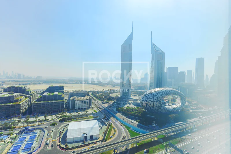 Sheikh Zayed Road View | 3 Parking | Fitted office63822995984513110