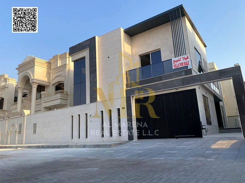 Own a villa in Al Alia, Ajman. Exclusively for sale: A luxurious, modern villa with 5 master bedrooms and a swimming pool.63873580516611112