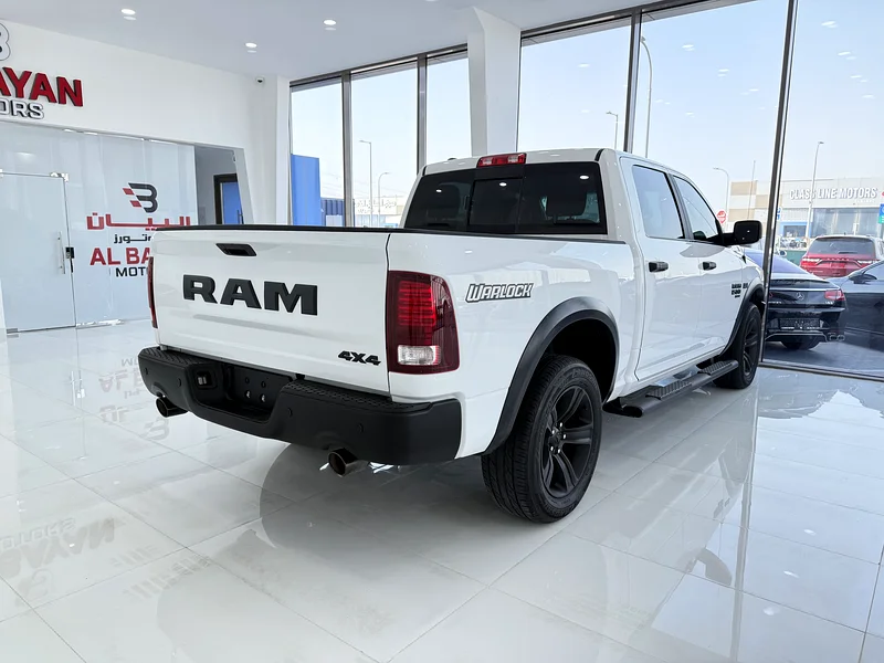 دودج رام وارلوك كلاسك Dodge Ram Warlock Classic اربع ابواب ابيض / اسود خليجي 202263173488252930112