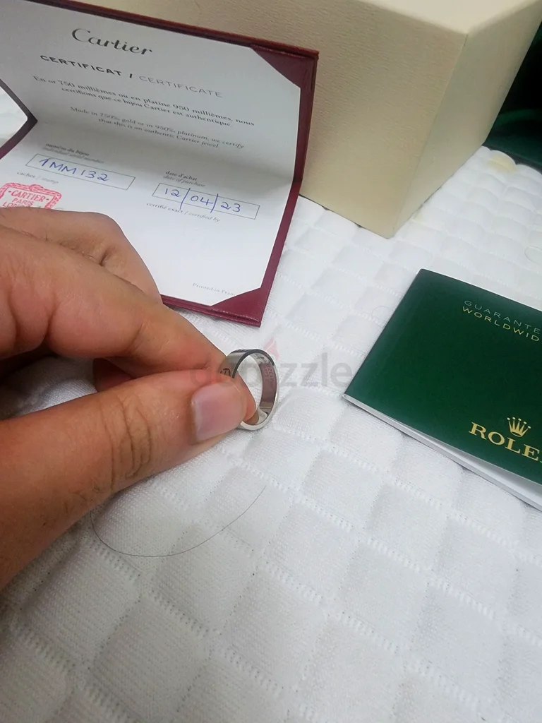 خاتم الحب من كارتييه (ذهبي أبيض)63173152713218112