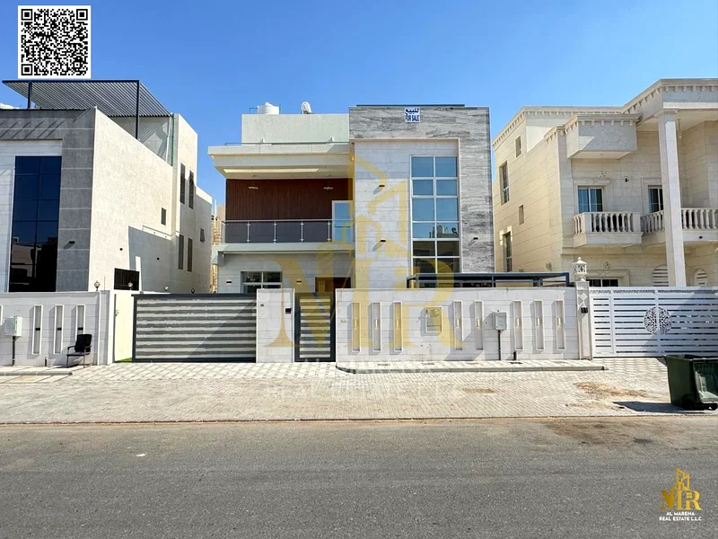 فيلا بسعر شامل للكهرباء والمياه وتكييف الهواء، جاهزة للسكن في أكثر مناطق عجمان تميزًا، قريبة من63873719308546110
