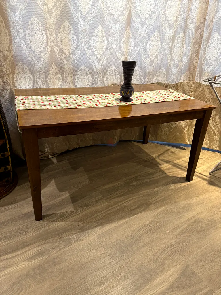 Solid Wood Dining Table | 6-Seater