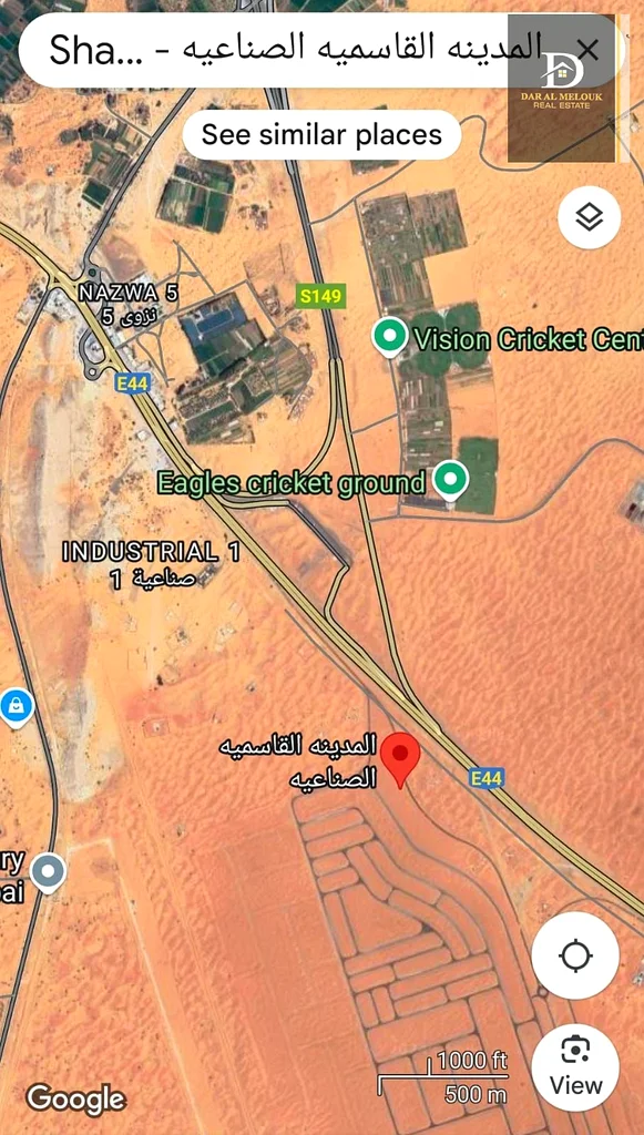 للبيع في الشارقة في مدينة القصيمية الصناعية أرض صناعية بمساحة 12000 قدم مربع63820961597058110