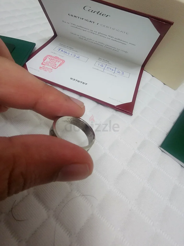 خاتم الحب من كارتييه (ذهبي أبيض)63173152713218111