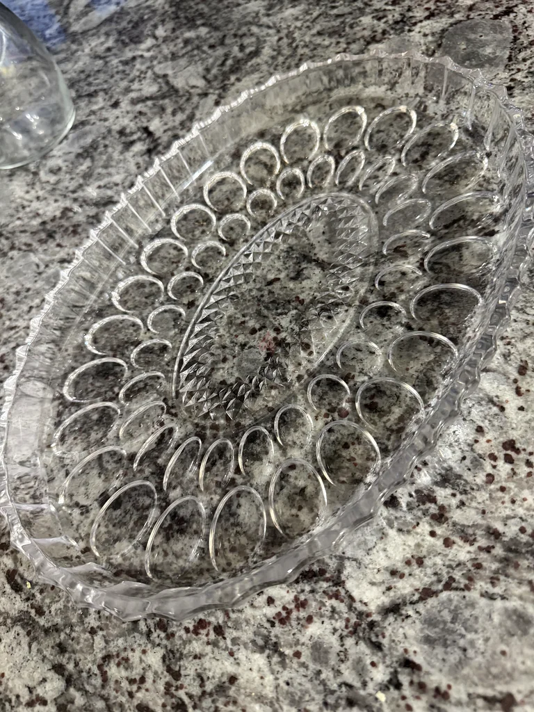 Glass oval plate632198297332501116