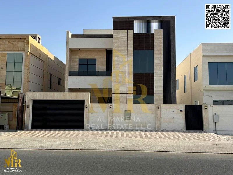 Luxury villa in Al Alia, two floors and a roof - 5 master bedrooms, a living room, a kitchen, a maid's room and an elevator, for 3,100,000 including c63873450845697111