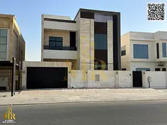 Luxury villa in Al Alia, two floors and a roof - 5 master bedrooms, a living room, a kitchen, a maid