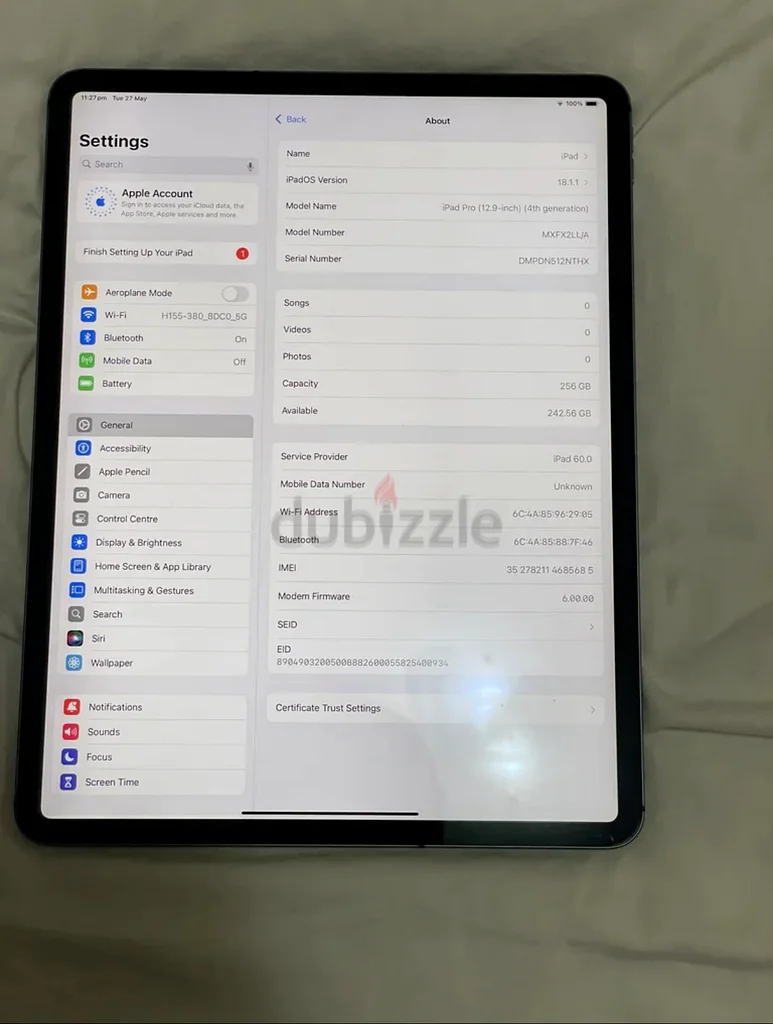 آبل آيباد برو 12.9 بوصة - لوحي عالي الأداء للبيع!63183726576769111