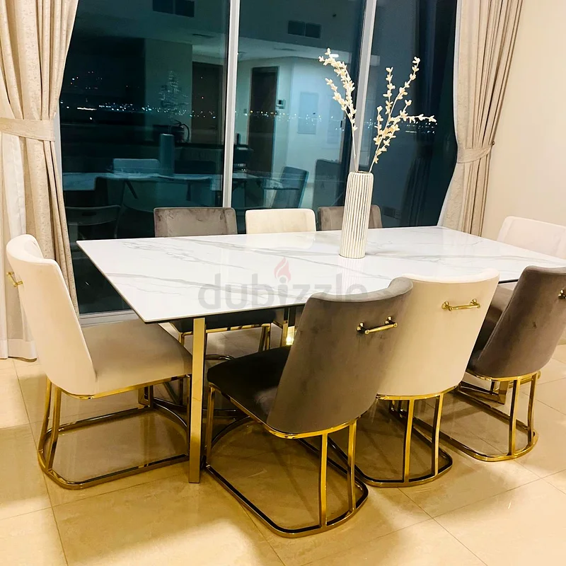 طاولة طعام مع 8 كراسي63186269341571112