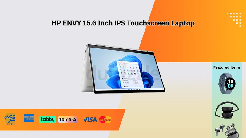 HP ENVY 15.6 IPS Touchscreen, 2-in-1 360 Degree Laptop, Intel Core i5-1240P, 8GB RAM, 512GB SSD632629318177301129