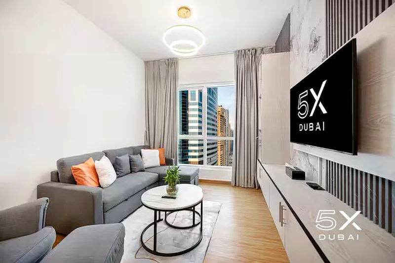FiveX – شقة أنيقة من غرفتي نوم | JLT Lakepoint63830944118147112