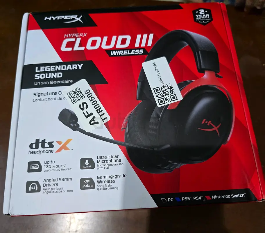 استمتع بتجربة الألعاب كما لم تعرفها من قبل مع HyperX Cloud III لاسلكي!