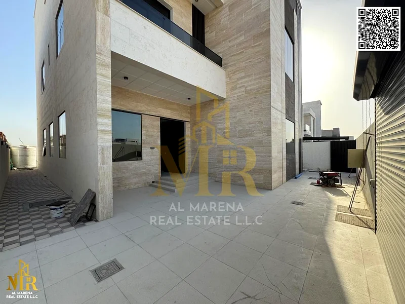 Luxury villa in Al Alia, two floors and a roof - 5 master bedrooms, a living room, a kitchen, a maid's room and an elevator, for 3,100,000 including c63873450845697114