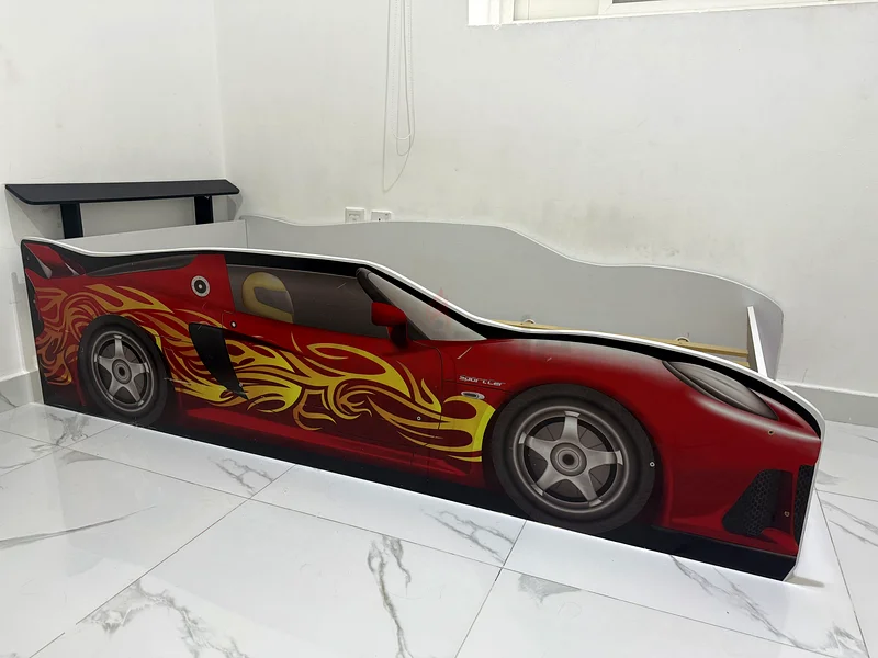 Rev Up Your Childs Dreams with This Race Car Bed!63218812484610116