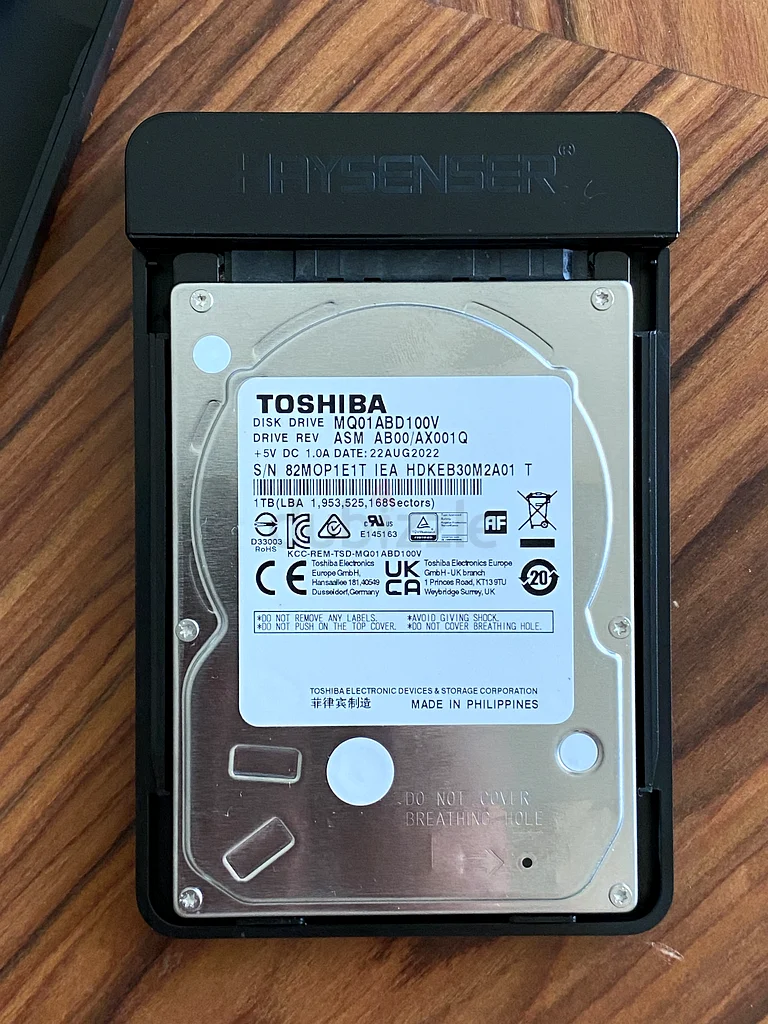 Toshiba 1 TB External Harddisk63259193635841111