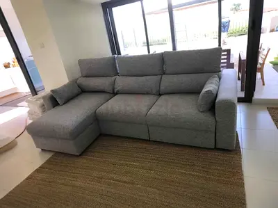 IKEA Eskilstuna L Shape Sofa bed light Grey