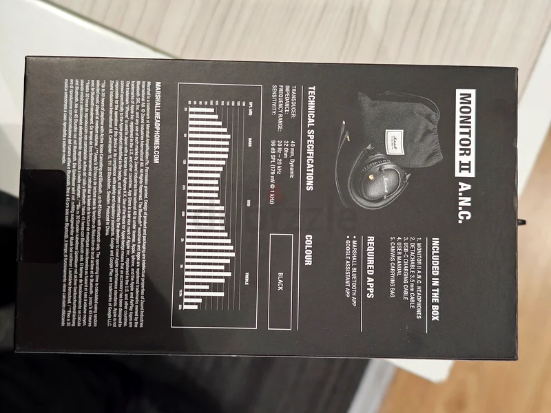 Marshall Monitor II Active Noise Cancelling Headphones - Immerse Yourself in Sound!63166176998403113