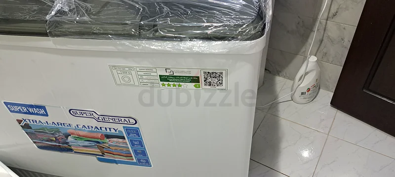 غسالة جديدة من نوع سوبر جنرال شبه أوتوماتيكية ذات حوضين للبيع63170408047363114