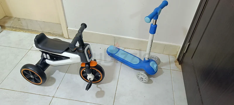 سكوتر أطفال ديناميكي ومجموعة دراجة ثلاثية للعديد من المغامرات الممتعة!63196628291587112