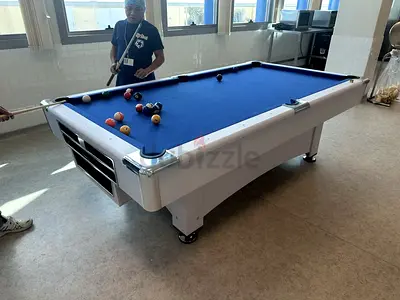 8ft modern white billiard pool table