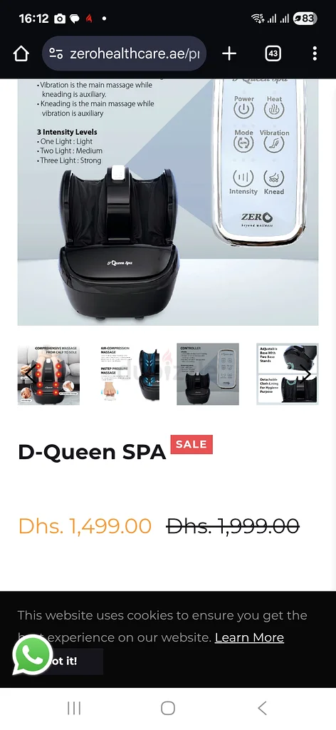 Foot massager spa63216360709762111
