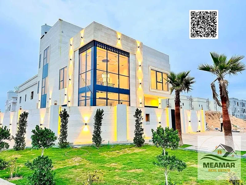 Villa for sale directly from the owner at a bargain price and without a down payment. A modern villa near the mosque, one of the most luxurious villas631867403075861119