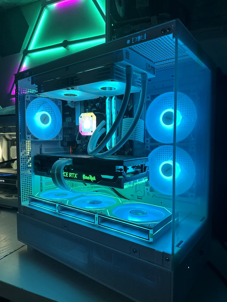 All White RTX 3070TI Ryzen 7 5700X Aesthetic Gaming PC63206395393665114