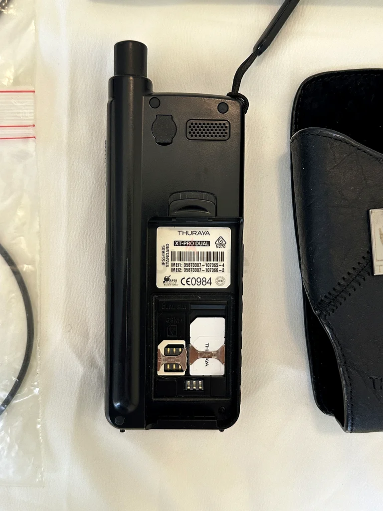 Thuraya XT-PRO Dual SIM Satellite Phone - Excellent Condition!63180838669441113