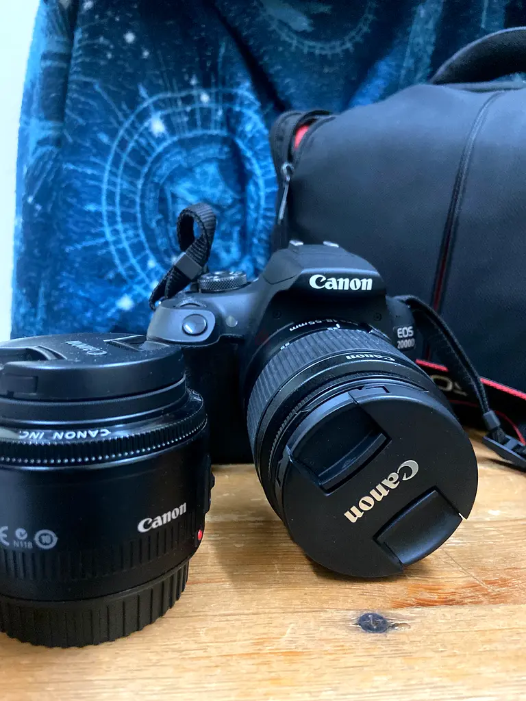 Canon EOS 2000D DSLR Camera with Lens - Capture Your Adventures!