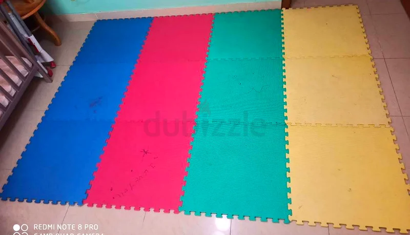 12 قطعة من حصيرة المطاط للرضع من سن 0 إلى 3 سنوات فقط بسعر 40 درهمًا63216837082753113