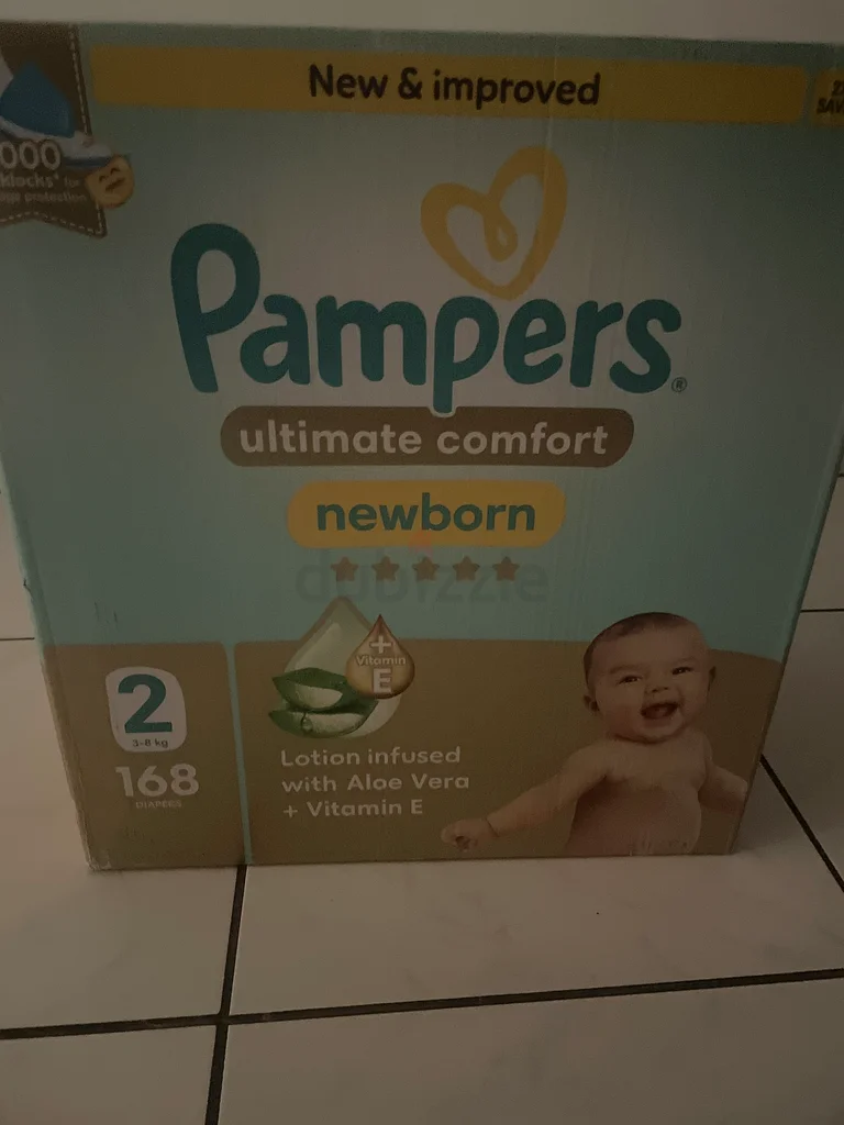 Pamper ultimate comfort size 2 —-168 diaper632267849212191113