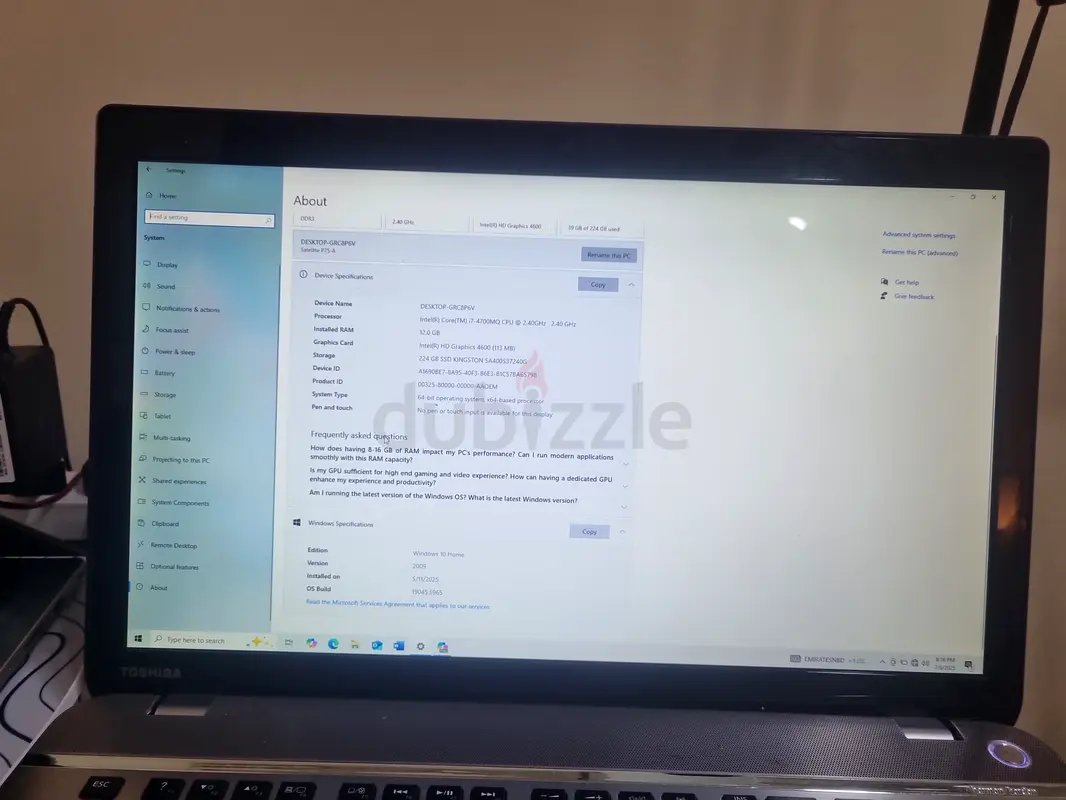Laptop Toshiba i763256601390721110