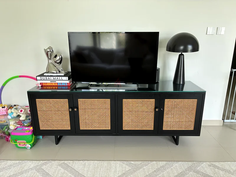 Wood Culture Contemporary Rattan TV Unit63221848359169111