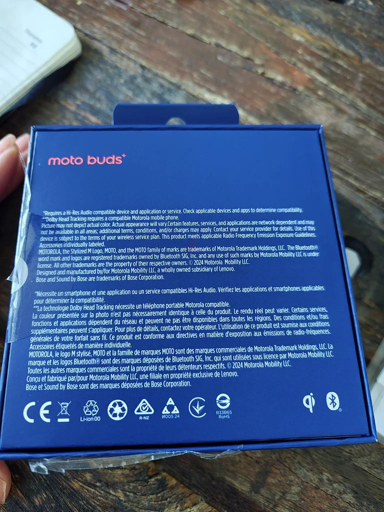 New Motorola Moto Buds+ Wireless Earbuds beach sand colour63166176980099111