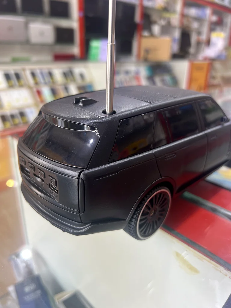 Sleek Black Miniature Car Model , bluetooth speaker- Perfect Collectible!63263520317441111