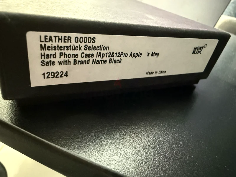 Montblanc Classic Cover for iPhone 12 Pro63222344084225112