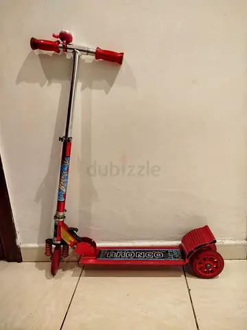 Fun Red Bronco Scooter for Kids!