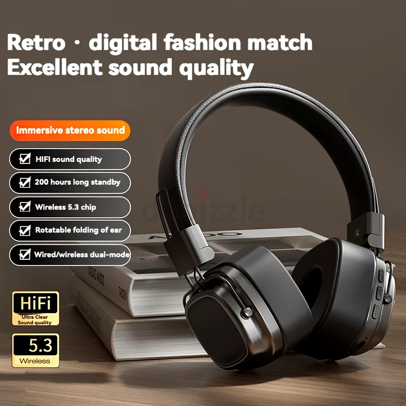 Stylish Retro Headset - Perfect for Music Lovers!63166177004161112