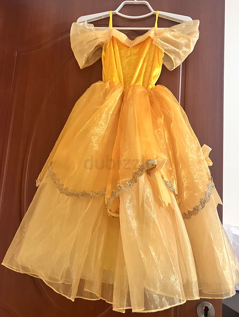 Disney Bell Princess Inspired Yellow Dress - Magical Moments Await!63239079061121110